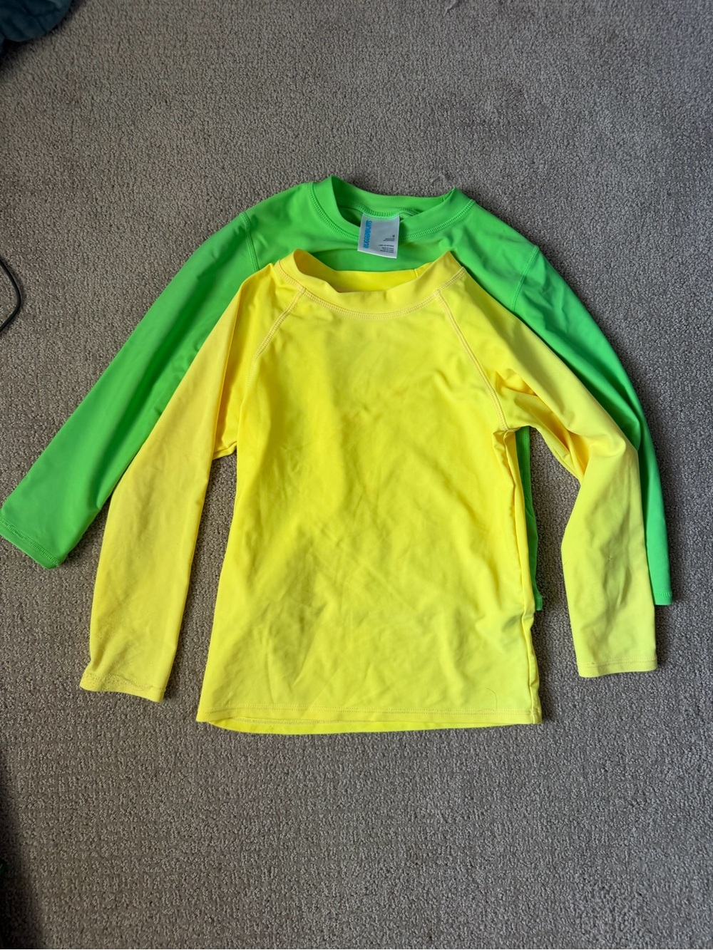 Play condition rash guard bundle kids rash guards SZ 5 sun protection neon swim
